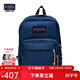 JANSPORT杰斯伯雙肩包女男復刻暮光學(xué)生電腦包旅行背包書(shū)包 4QVA003海軍藍-側袋+隔層