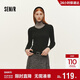 森馬（Semir）森柔|針織衫女冬鵝蛋領(lǐng)純色緊身上衣2025顯瘦羊毛衫109725107004