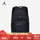 Jordan耐克AJ大童雙肩包Air Jordan 老花金標書(shū)包背包大學(xué)生包包