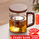 憶壺茶泡茶杯茶水分離杯水杯男士茶杯個(gè)人專(zhuān)用泡茶杯玻璃綠茶杯子 【特價(jià)沖量】400ML木語(yǔ)杯