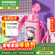 杯具熊（BEDDYBEAR）兒童水杯保溫杯316不銹鋼吸管直飲保溫壺男女寶寶學(xué)生上學(xué)喝水杯 復古背帶kitty-兩蓋600ml