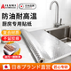 AILUKI日本廚房貼紙墻防油櫥柜防水防潮鋁箔自粘耐高溫灶臺面隔熱保護膜 鋁箔款長(cháng)5米*寬60cm