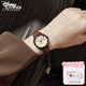迪士尼（Disney）手表女款簡(jiǎn)約氣質(zhì)ins風(fēng)帶日歷防水復古小棕表中學(xué)生考試女士手表