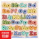 兒童大寫(xiě)小寫(xiě)字母認知配對拼圖拼板幼兒園早教木質(zhì)字母認知板益智 大小寫(xiě)字母板