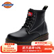 Dickies馬丁靴男靴2026冬季百搭靴子男高幫黑色皮靴英倫短靴加絨工裝鞋子 黑色S28（男款） 42 【偏大一碼，適合運動(dòng)鞋43】