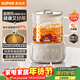 蘇泊爾（SUPOR）全玻璃養生壺 煮茶壺1L迷你養生杯煮茶器花茶壺 恒溫壺 母嬰級 保溫燒水壺0膠水 SW-10Y08QA