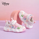 迪士尼26春新款艾莎公主兒童鞋女童皮面透氣鞋子戶(hù)外校園軟底輕便休閑鞋 粉色【皮面防水】 35 碼/內長(cháng)約22.3 /腳長(cháng)21.3