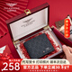 FALAMAONE法萊阿瑪尼意大利奢侈品牌錢(qián)包男士真皮皮夾簡(jiǎn)約錢(qián)夾送爸爸男朋友 短款/實(shí)木禮盒
