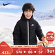 NIKE 耐克童裝男女童短款羽絨服冬季新款兒童連帽防風(fēng)保暖外套