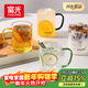 富光玻璃杯水杯子茶杯具涼水杯牛奶啤酒果汁杯子耐高溫馬克杯家居館