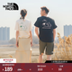 北面（The North Face）【都市經(jīng)典系列】短袖T恤小熊 情侶款男女戶(hù)外圓領(lǐng)25年夏季8F5R QLI/米白色 L /175