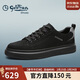 金利來(lái)（Goldlion）男鞋男士板鞋時(shí)尚個(gè)性舒適系帶休閑鞋G500330318AAA黑色41
