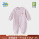 童戀初心寶寶保暖連體衣秋冬款新生兒夾棉哈衣爬服男女?huà)胗變杭雍窦兠薅b