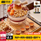 探險者（TAN XIAN ZHE）圍爐煮茶套裝家用室內煮奶烤茶套裝戶(hù)外泥爐燒烤爐取暖烤火爐 24M圍爐全套+罐罐壺+圓杯*4