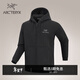 ARC'TERYX始祖鳥(niǎo) EMBLEM FLEECE FULL-ZIP HOODY 男子 抓絨衫 Black/黑色 M