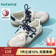 熱風(fēng)（Hotwind）商場(chǎng)同款百搭休閑板鞋女秋季新款雙鞋帶撞色平底德訓鞋