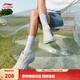 李寧凌波丨休閑慢跑鞋女鞋時(shí)尚透氣舒適輕盈簡(jiǎn)約回彈跑步鞋 【透氣賈卡】云霧白-1 凌波 37
