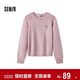 森馬（Semir）史努比系列毛衣女冬彩點(diǎn)含羊毛插肩袖繡花圓領(lǐng)套頭衫101724107025