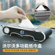 猛道適用沃爾沃XC40/XC60/XC90紙巾盒汽車(chē)扶手箱裝飾用品車(chē)載抽紙盒 沃爾沃-黑色紙巾盒【高檔時(shí)鐘款】