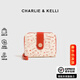 CHARLIE&KELLI CK品牌包包女款卡通風(fēng)錢(qián)包女士2026新款零錢(qián)包卡包手拿包 橙紅色【情人節禮物送女友老婆實(shí)用】