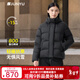 君羽戶(hù)外羽絨服女秋冬款800高蓬松【白鵝絨】時(shí)尚超輕鵝絨服436 黑色 L 推薦116-130斤