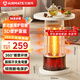 艾美特（AIRMATE）【新品圍爐】取暖器/小太陽(yáng)/電暖器家用客廳多功能鳥(niǎo)籠烤火爐3D壁爐遠紅外暖腳電暖氣節能電暖桌K7