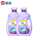 欖菊康滌全效洗護除菌洗衣液 2kg去漬柔軟護色長(cháng)效留香機洗手洗家庭裝 浪漫熏香2kg*2瓶裝