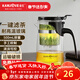 金灶（KAMJOVE） 飄逸杯泡茶壺玻璃茶杯泡茶杯耐熱玻璃茶具過(guò)濾辦公玲瓏杯花茶杯 K-201（500ml）