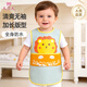 9i9寶寶吃飯罩衣無(wú)袖防水?huà)雰和燥堃路琅K圍兜畫(huà)畫(huà)衣圍裙A15獅子