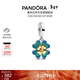 潘多拉（PANDORA）四葉草可旋轉合成鉆石吊飾琺瑯工藝美好寓意diy串珠生日禮物