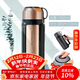 樂(lè )扣樂(lè )扣（LOCK&LOCK）保溫壺304不銹鋼保溫保冷水壺戶(hù)外露營(yíng)旅行壺1.8L金色