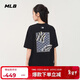 MLB男女短袖T恤印花后背時(shí)尚寬松25季新款時(shí)尚3ATSM2153-50BKS-L