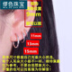 繆色（MiU Se）s99銀耳環(huán)女復古迷你氣質(zhì)簡(jiǎn)約小耳圈耳洞保養耳骨圈銀耳飾 麻花9mm 銀s足銀材質(zhì)