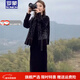 羅蒙品牌新中式國風(fēng)套裝女 2026秋冬新款亮片馬甲打底半身裙三件套 黑色 亮片馬甲三件套 L 110-130斤