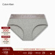 Calvin Klein內衣女士簡(jiǎn)約循環(huán)提花腰邊ck舒適棉質(zhì)微彈半包臀防夾臀三角內褲女 P7A-椰青灰 1條 L