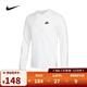 耐克【滔搏運動(dòng)】Nike耐克男子AS M NSW CLUB TEE - LS長(cháng)袖T恤 AR5194-100 L
