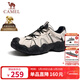 駱駝（CAMEL）云山1代戶(hù)外秋季徒步登山休閑丑萌鞋情侶 G15S076104 米白/黑 40