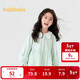 巴拉巴拉童裝女童長(cháng)袖襯衫秋裝清新格子上衣201324102003