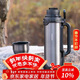 樂(lè )扣樂(lè )扣（LOCK&LOCK）大容量保溫壺戶(hù)外旅行露營(yíng)不銹鋼便攜車(chē)載式手提暖壺2L灰色