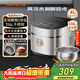 九陽(yáng)（Joyoung）【全域蜂窩0涂層】316L不銹鋼內膽低糖電飯煲電飯鍋4升3-4人風(fēng)冷水潤膜家用多功能不粘5A米飯 40N2