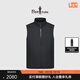 比音勒芬【Polartec阿爾法棉】春秋男士上衣背心保暖舒適立領(lǐng)馬甲外套 07黑 2XL