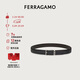 菲拉格慕（Ferragamo）男士雙面可調式Gancini針扣皮帶 0708206_C_105 禮物送男友