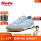 拔佳Bata休閑鞋女秋新款輕便通勤德訓運動(dòng)鞋VUZ02AM4 藍色 39