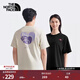 北面（The North Face）【都市經(jīng)典系列】情侶款短袖棉T恤愛(ài)心戶(hù)外25新品|8D7U QLI/沙丘白 M /170