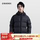 黑冰（BLACKICE）25秋冬新款男羽絨服防風(fēng)保暖耐磨700蓬鵝絨活帽外套 F8568MJ 黑色 XL