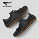 七匹狼一腳蹬男鞋春季2026真皮套腳便捷通勤鞋男舒適軟底輕便休閑皮鞋男 黑色 41 【標準運動(dòng)鞋碼】