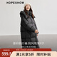 紅袖【pengpeng絨】被子羽絨服冬季新款女裝高品質(zhì)保暖立領(lǐng)連帽長(cháng)外套 黑050 S