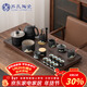 蘇氏陶瓷茶具套裝自動(dòng)燒水壺云海茶盤(pán)茶臺配整套釉畫(huà)彩千里江山組
