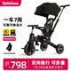 Bebehoo兒童三輪車(chē)多功能寶寶腳踏車(chē)可折疊手推車(chē)1-6歲遛娃神器周歲禮物