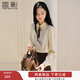 香影學(xué)院風(fēng)白色襯衫女長(cháng)袖2026春季新款減齡襯衣正肩通勤領(lǐng)結上衣 鷺白 L 165/88A/110-125斤